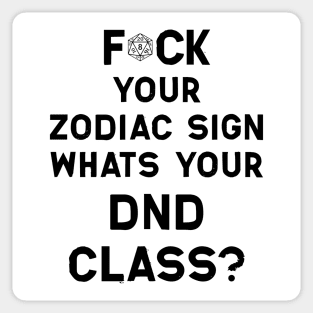 DnD Class are you? Sticker